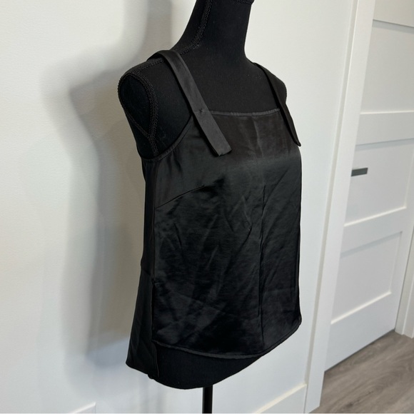 AX Armani Exchange Black Sleeveless Tank Top Blouse - Picture 3 of 11